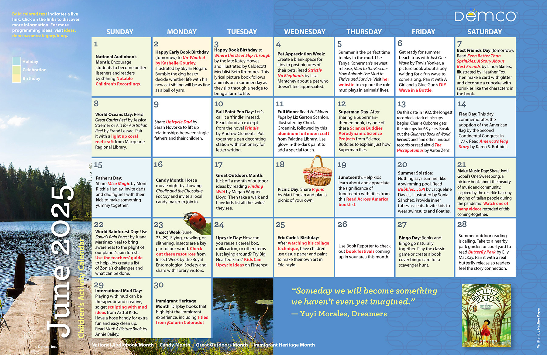 Children&amp;#039;S Activity Calendar: June 2025 - Calendar Ideas For June 2025