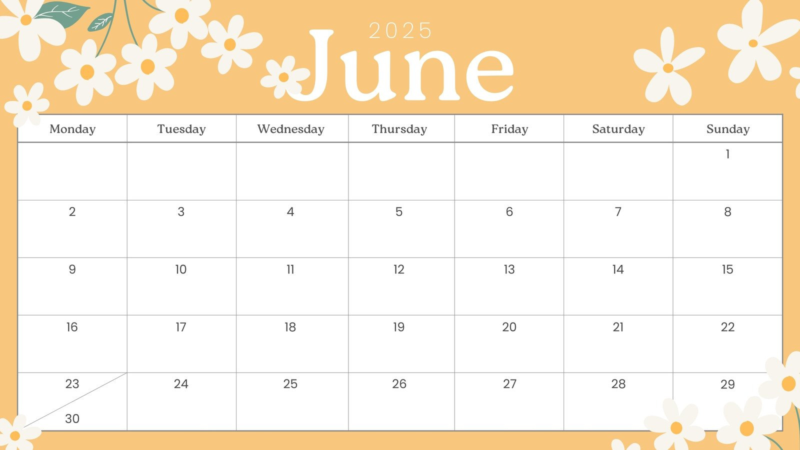 Free Printable, Custom June 2025 Calendar Templates | Canva - Editable June Calendar 2025