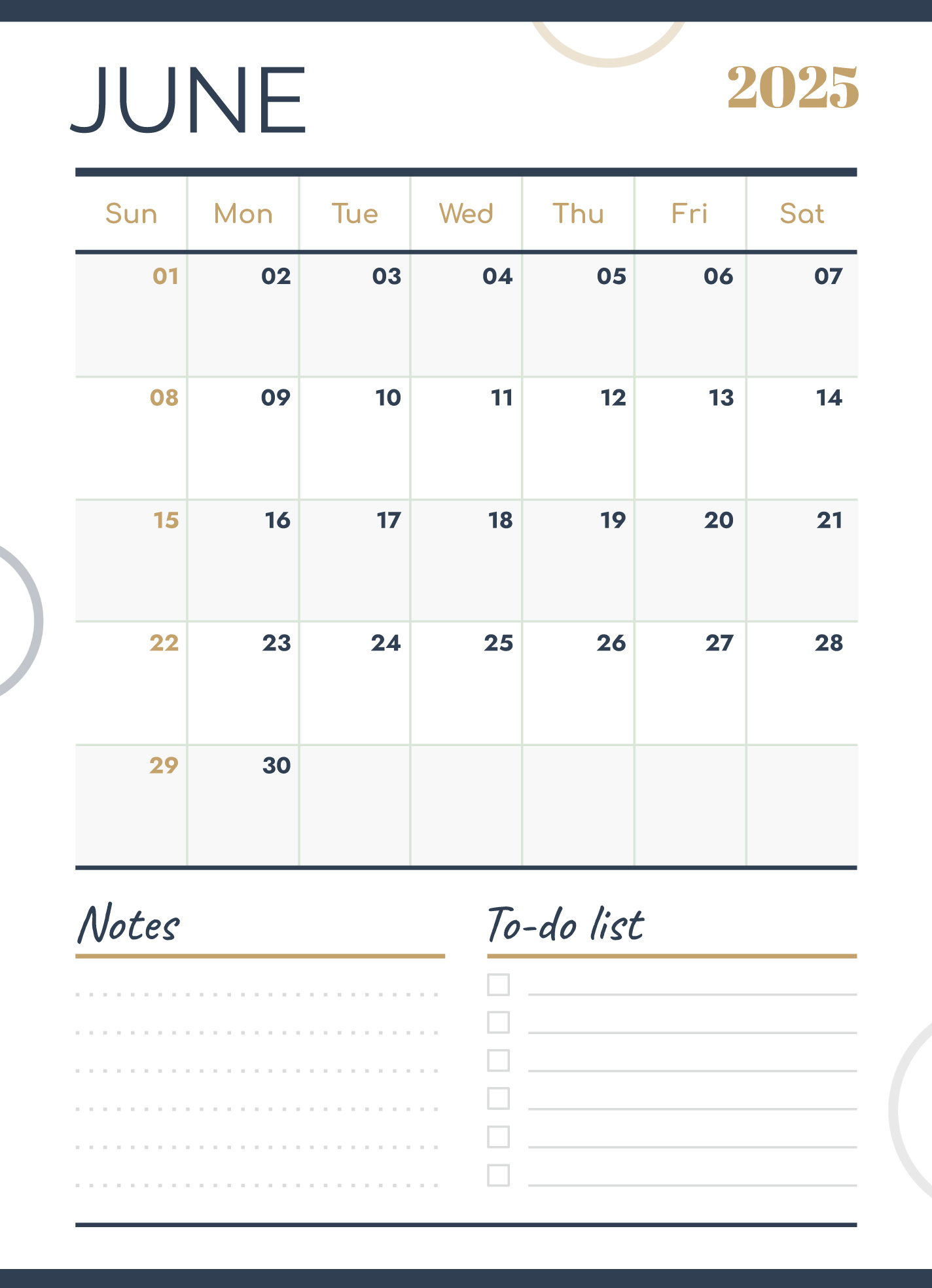 June 2025 Calendar Free Google Docs Template - Gdoc.io - Google Calendar - June 2025