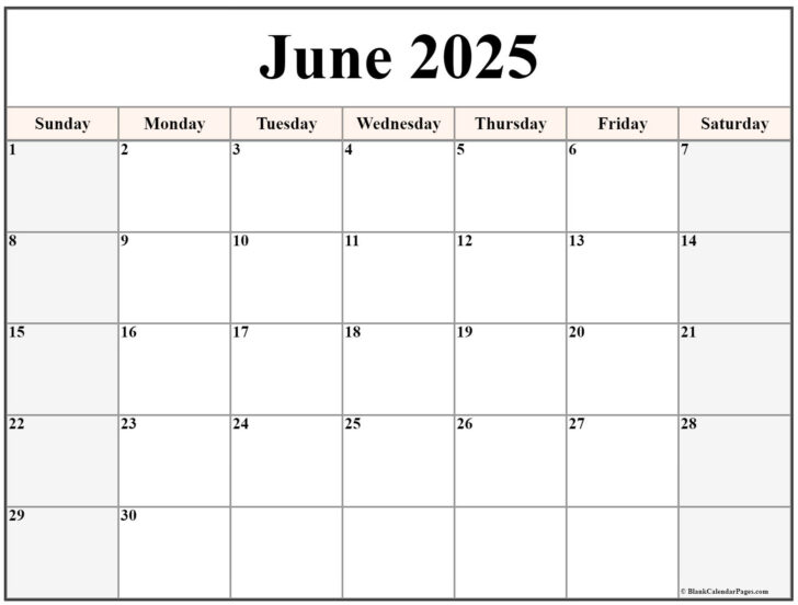 June 2025 Calendar with Holidays