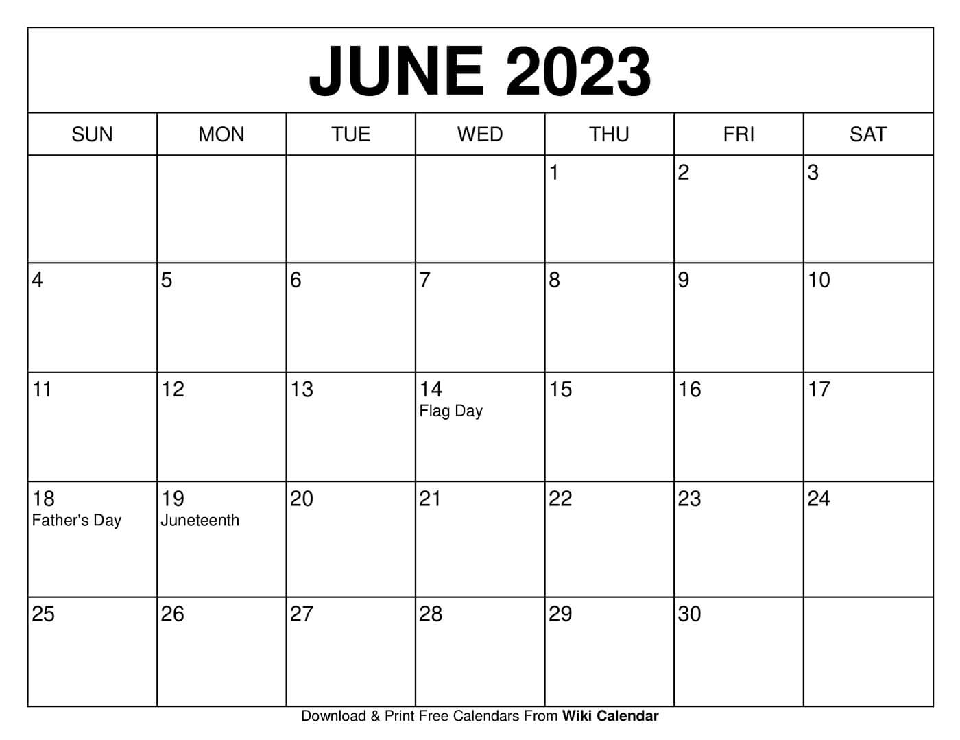 June 2025 Calendar - Printable Templates &amp;amp; More - Show Me A Calendar For The Month Of June