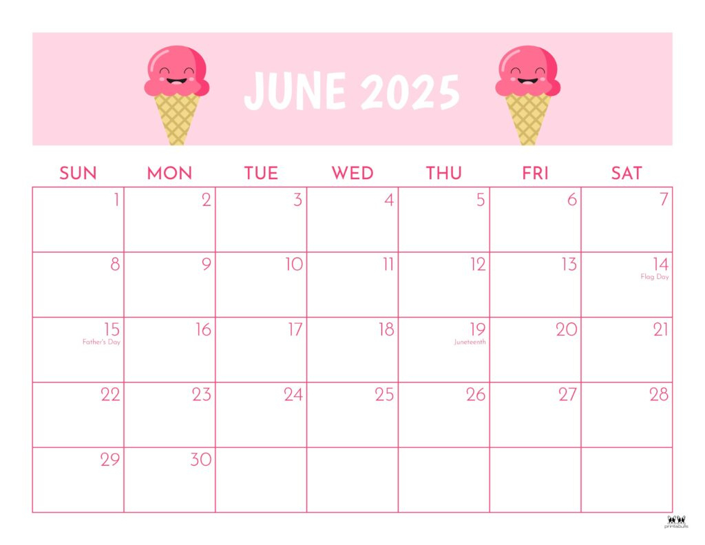 June 2025 Calendars - 107 Free Printables | Printabulls - Printable Weekly Calendar June 2025