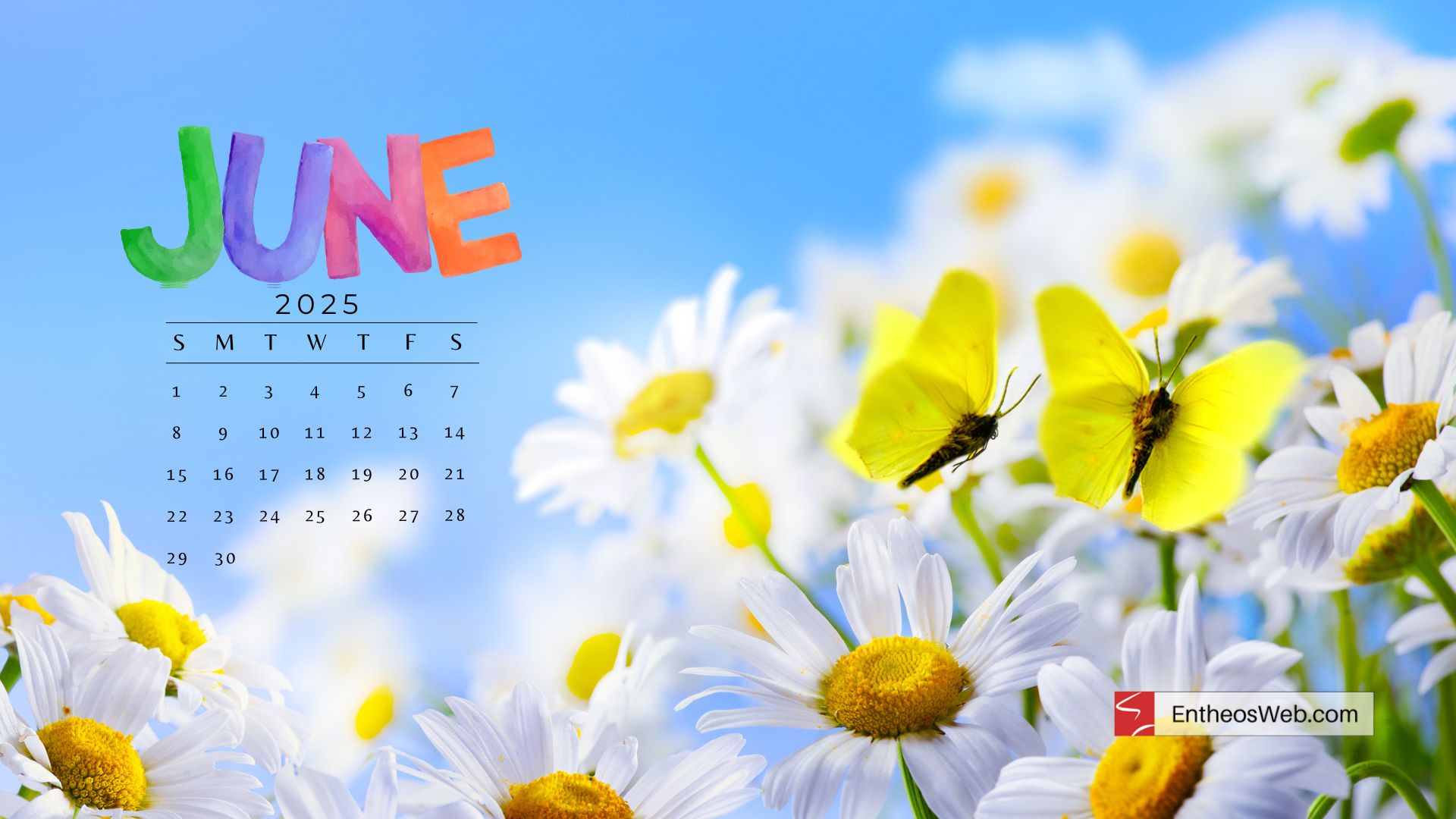 June 2025 Desktop Wallpaper Calendars | Entheosweb - June 2025 Desktop Wallpaper Calendar