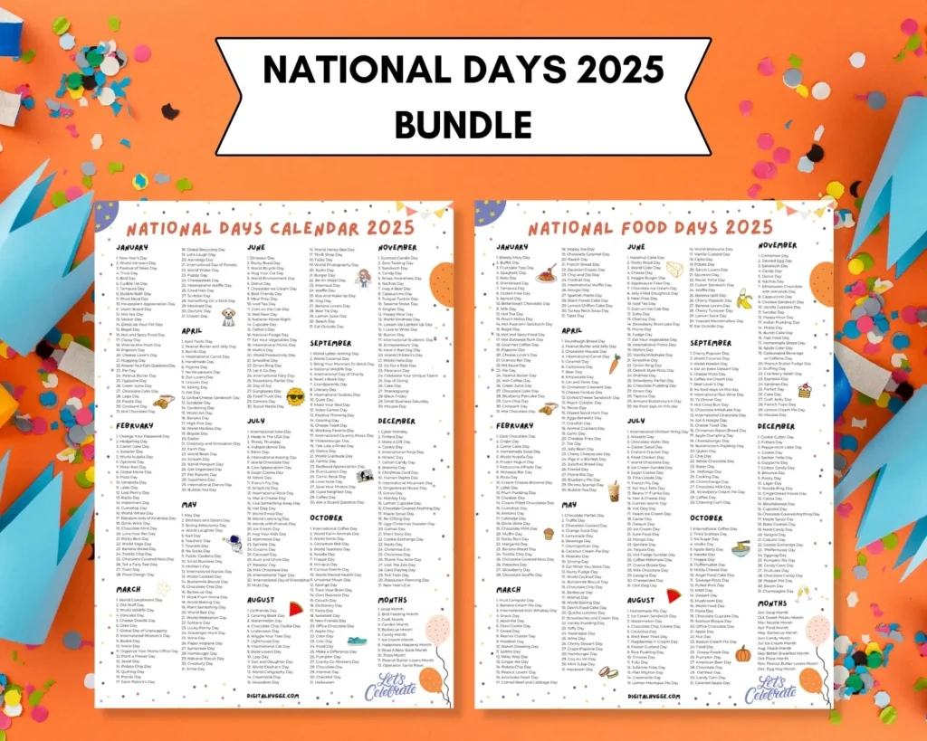 National Days Calendar 2025Digital Hygge - June National Days Calendar 2025