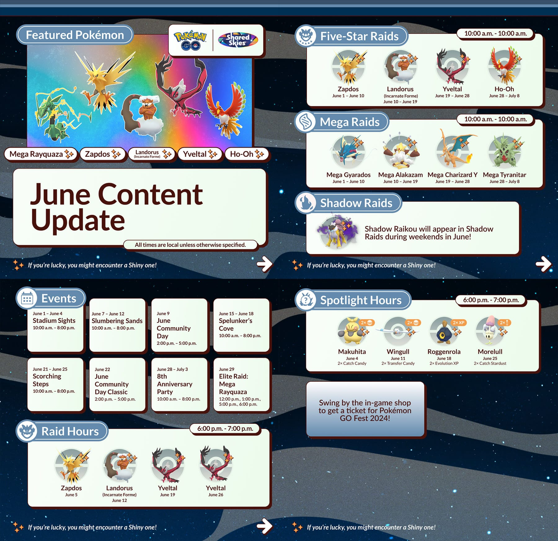 Pokémon Go June 2024 Events Guide | Pokémon Go Hub - Pokemon Go June Calendar 2025