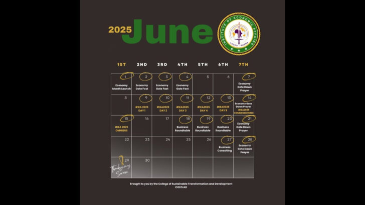 Economic Calendar June 2025