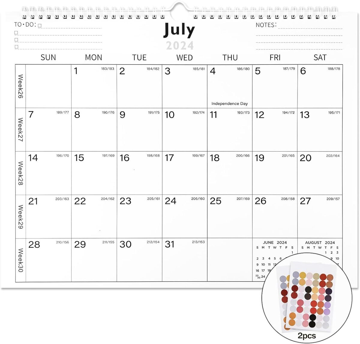 2024-2025 Calendar - Includes July 2024 To December 2025-18 - July Calendar 2025 Waterproof
