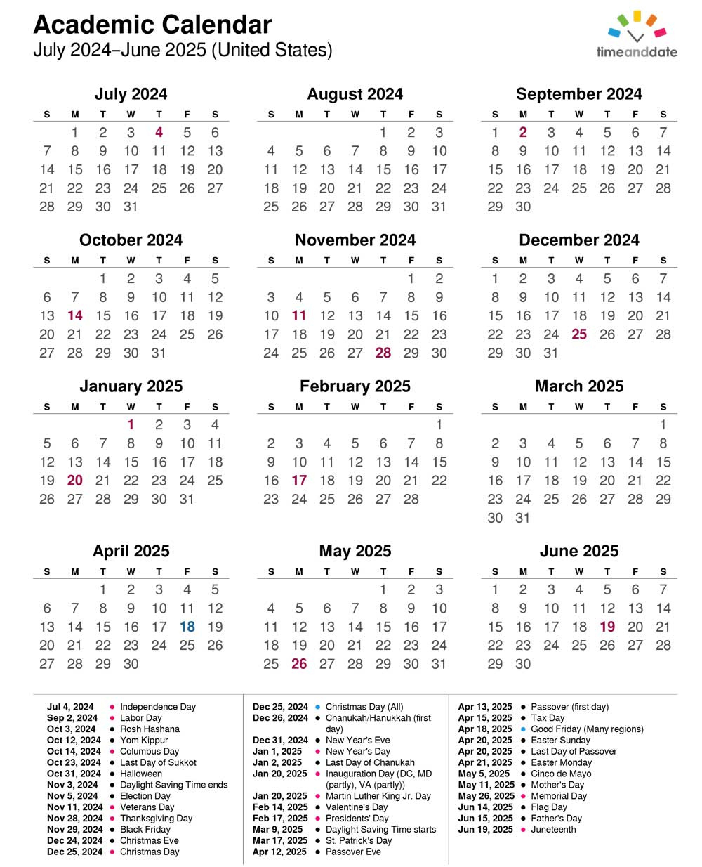 2024-25 - Miaa Handbook - Glenelg Country School 2025 Calendar Printable Free