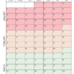 2025 3-Month Quarterly Calendar Printables – Free – Hey, Donna! – Printable Calendar 2025 Three Months