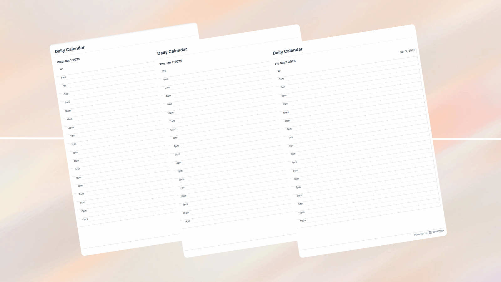 2025 Blank Calendars: Download And Print For Easy Organization - 2025 Daily Calendar Printable