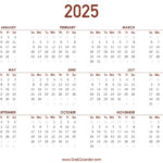 2025 Calendar – Grab Calendar – Printable Calendar 2025 Win
