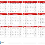2025 Calendar – Printable Calendar 2025 With Week Numbers