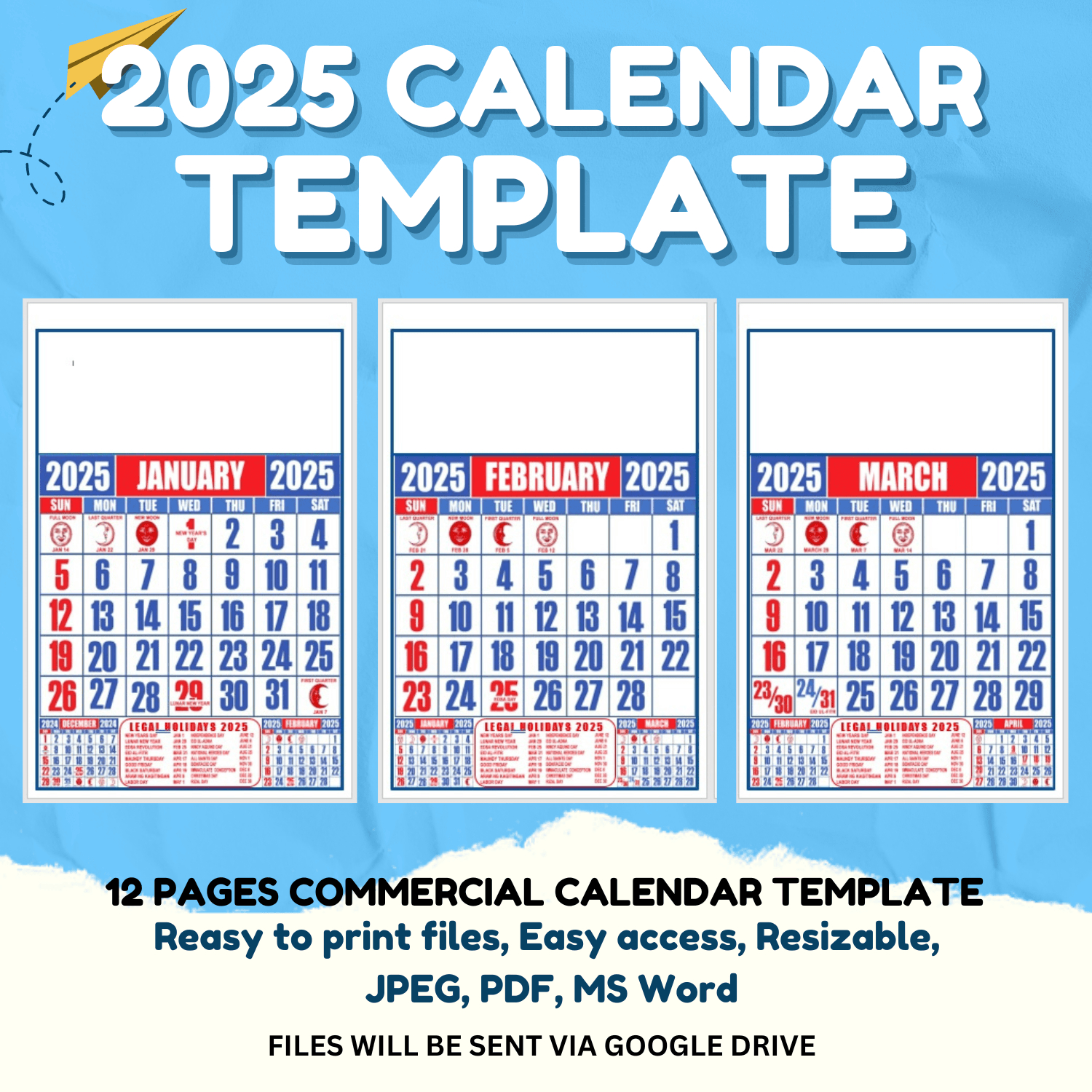 2025 Calendar Templatestheprintedpapershoppe - Raket.ph - Printable Calendar 2025 Philippines Word