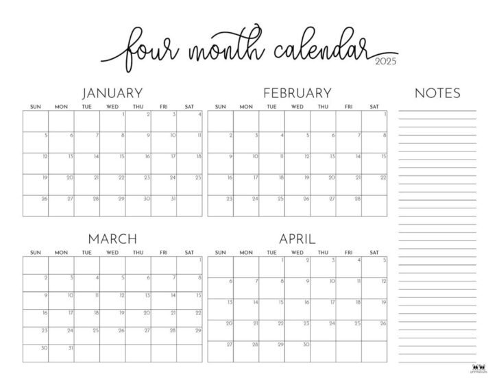Printable Calendar 2025 Jan Feb March