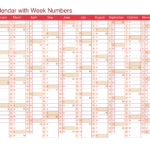 2025 Printable Calendar – Pdf Or Excel – 2025 Work Week Calendar Printable