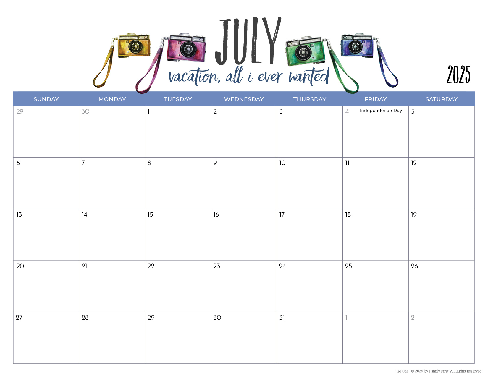 2025 Printable Calendars2025 Printable Calendars For Moms - Imom - Printable Calendar 2025 Imom