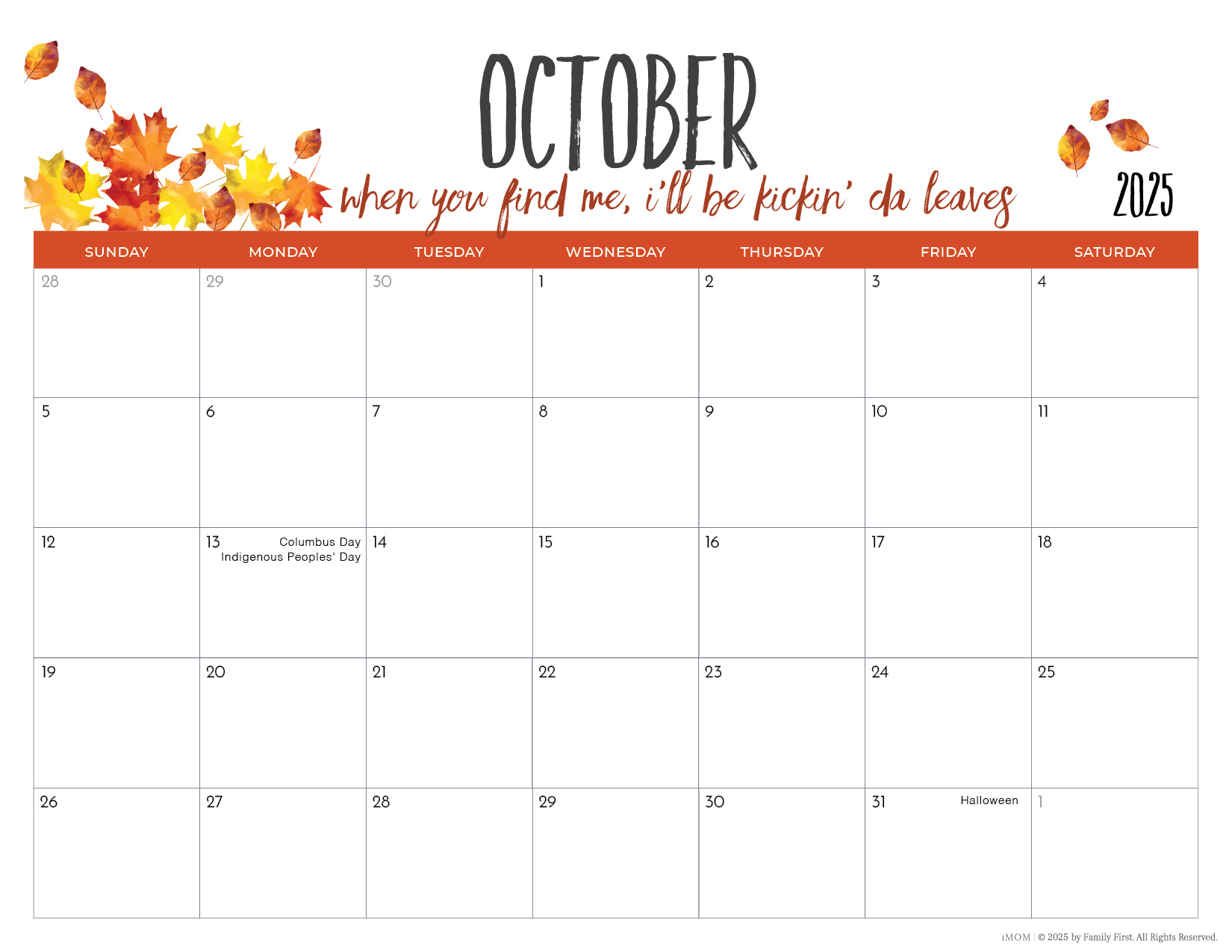 2025 Printable Calendars2025 Printable Calendars For Moms - Imom - Printable Calendar 2025 Imom