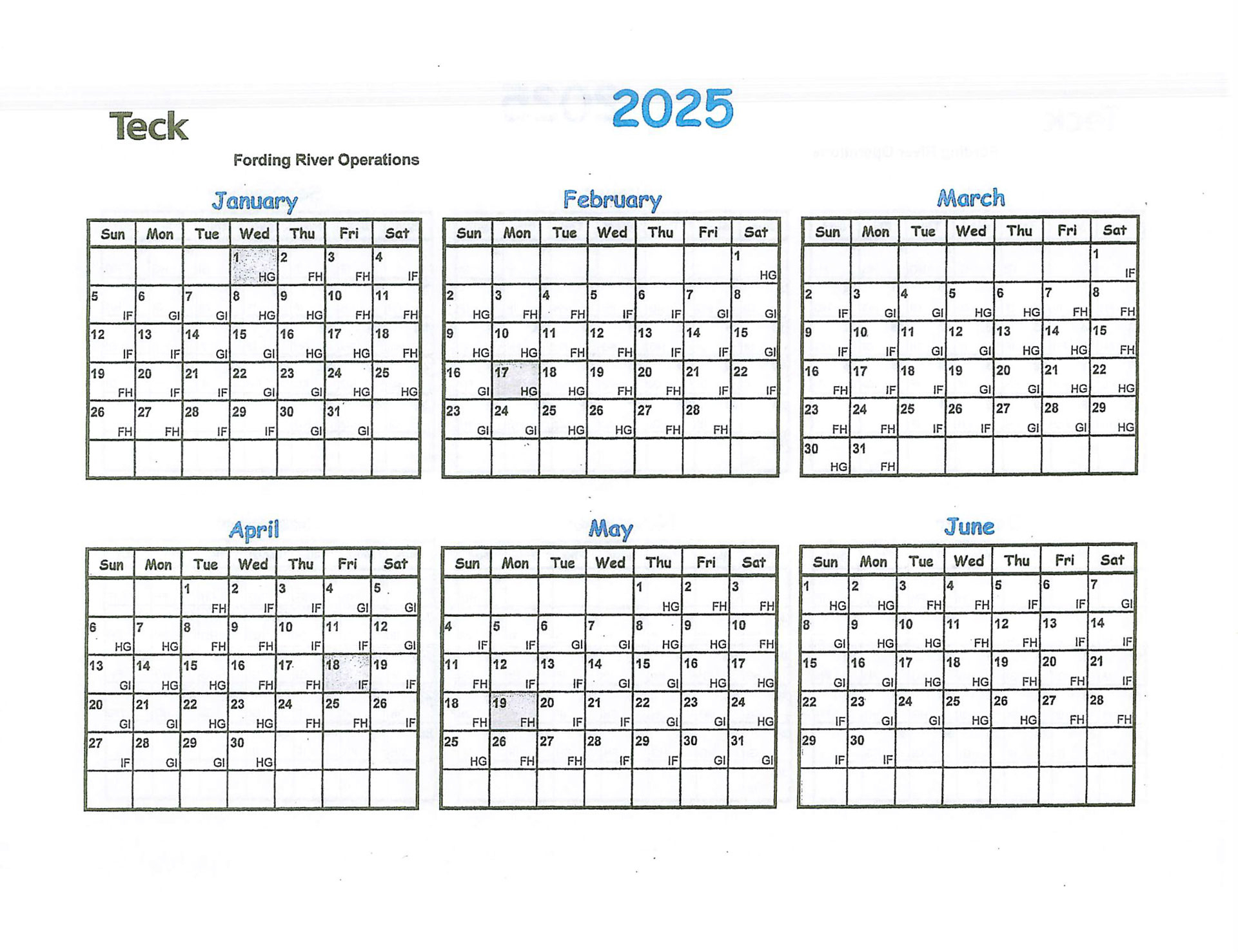 2025 Shift Calendar – Usw 7884 - 2025 Shift Calendar Printable