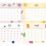 2025 Summer Calendars – 27 Free Printables | Printabulls – Summer Calendar 2025 Printable