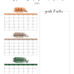 2025 Three Month/Quarterly Calendars – 36 Free Cals | Printabulls – Free Printable Quarterly Calendar 2025