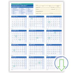 2026 Downloadable Academic Year Employee Attendance Calendar – Free Printable Attendance Calendar 2025