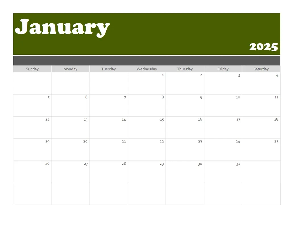 Blank Calendar Templates | Microsoft Create - Printable Calendar 2025 Microsoft
