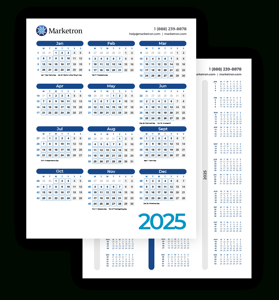 Broadcast Calendars | Marketron - Broadcast Calendar 2025 Printable