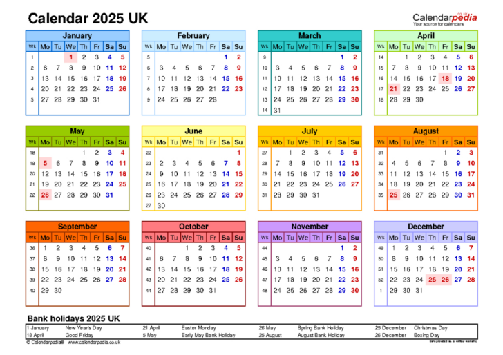 Printable Calendar 2025 Trinidad Free