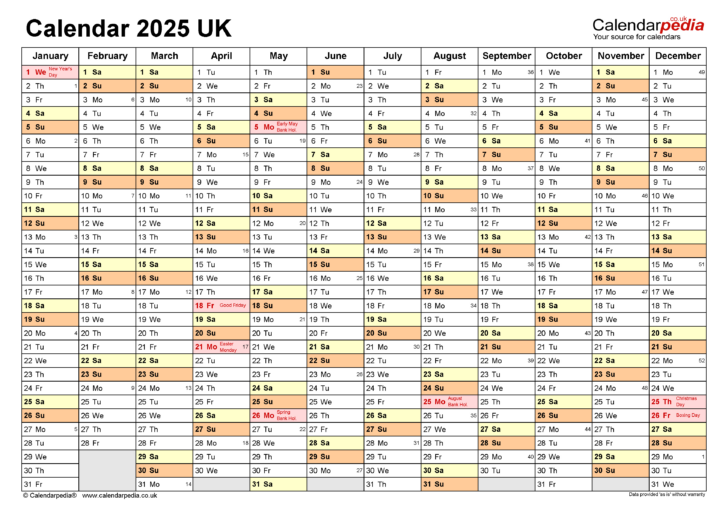 Printable Calendar 2025 A3