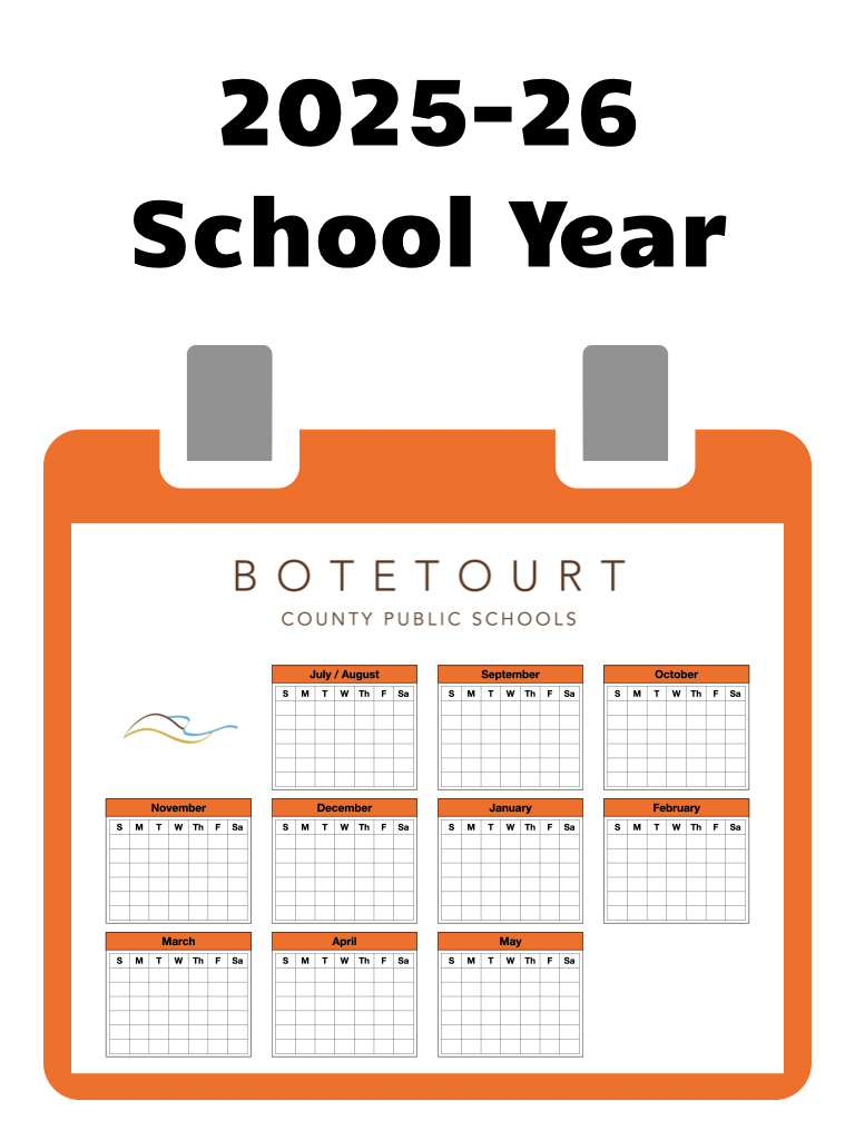 Calendar - Botetourt County Public Schools - BCPS Calendar 2025-2026 Printable Download