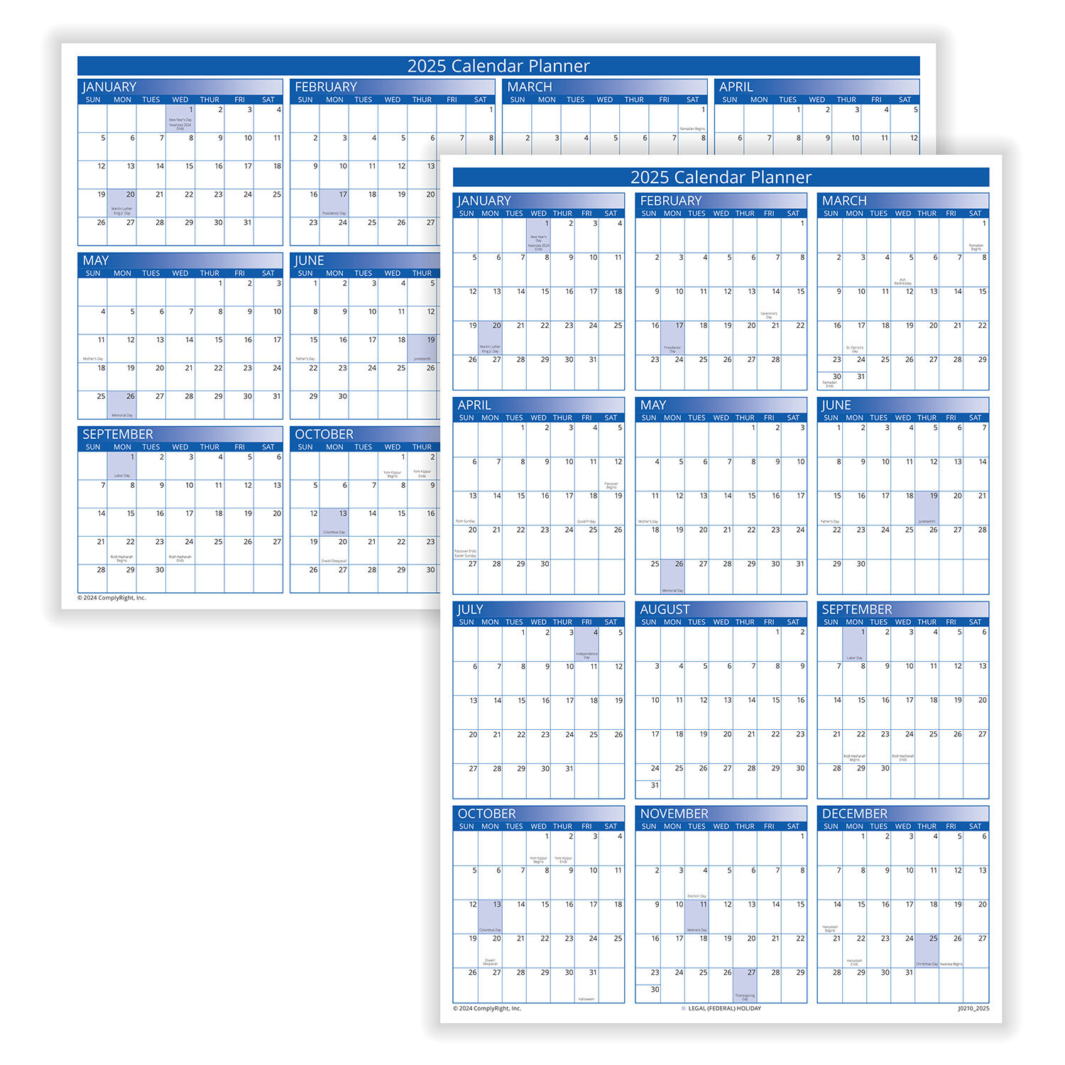 Calendar Planner (11 X 17) | Hrdirect - 11 X 17 Printable Calendar 2025