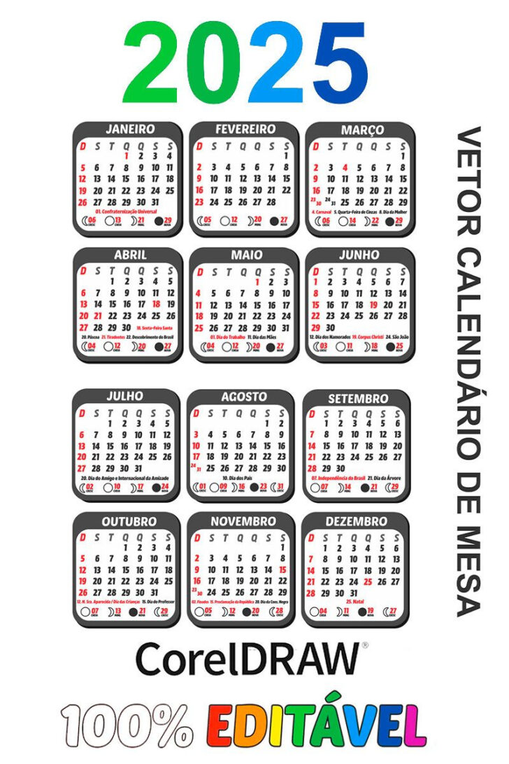 Printable Calendar 2025 Winzip