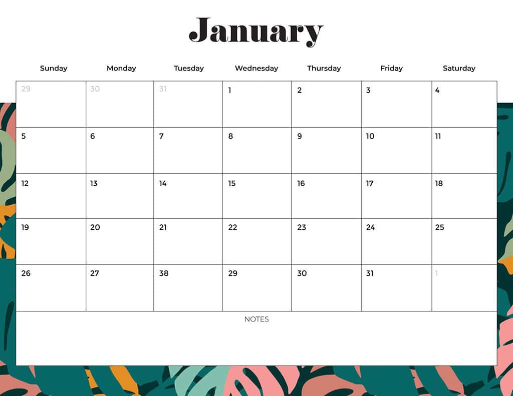 Free 2025 Calendars — 80 Beautiful &amp;amp; Printable Options For You! - Free Printable 2025 Monthly Calendar with Holidays Monday Start
