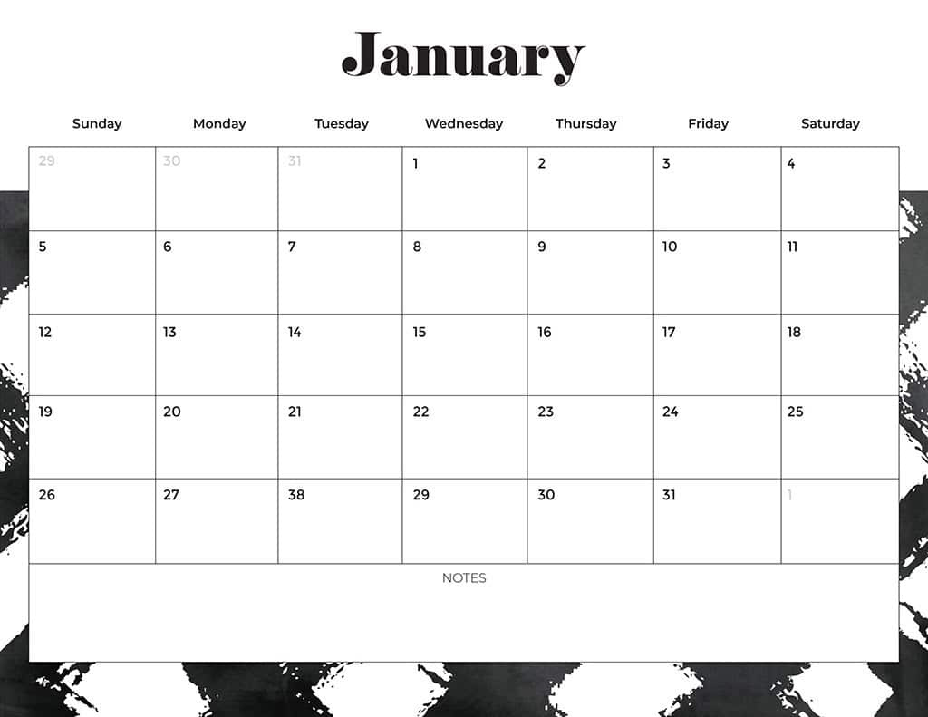 Free 2025 Calendars — 80 Beautiful &amp;amp; Printable Options For You! - Printable Calendar 2025 Letter Size