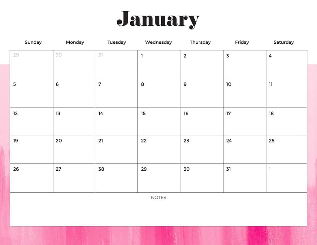 Free 2025 Calendars — 80 Beautiful &amp;amp; Printable Options For You! - Printable Calendar 2025 Monday To Sunday