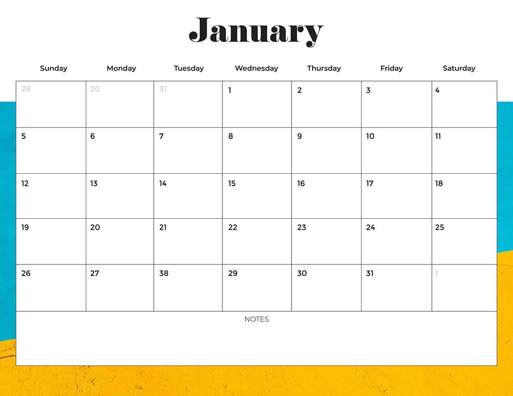 Free 2025 Calendars — 80 Beautiful &amp;amp; Printable Options For You! - Printable Calendar 2025 to Write On