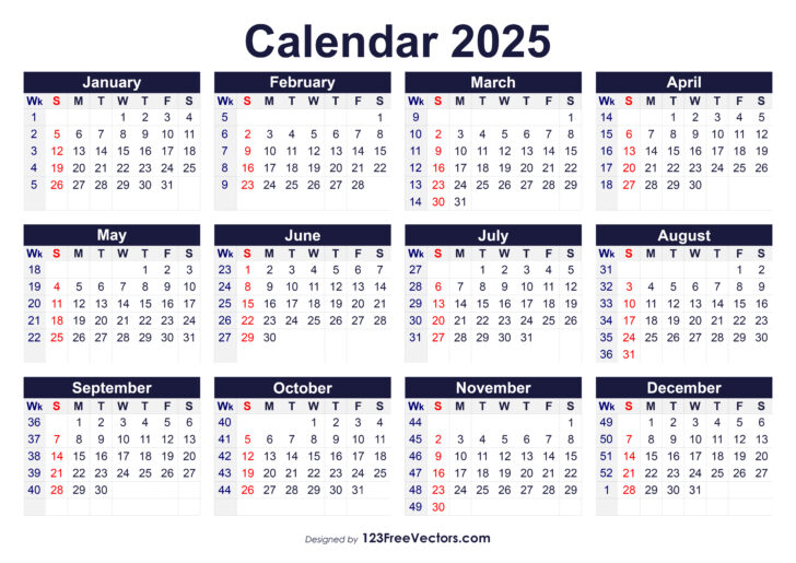 Printable Calendar 2025 Namibia