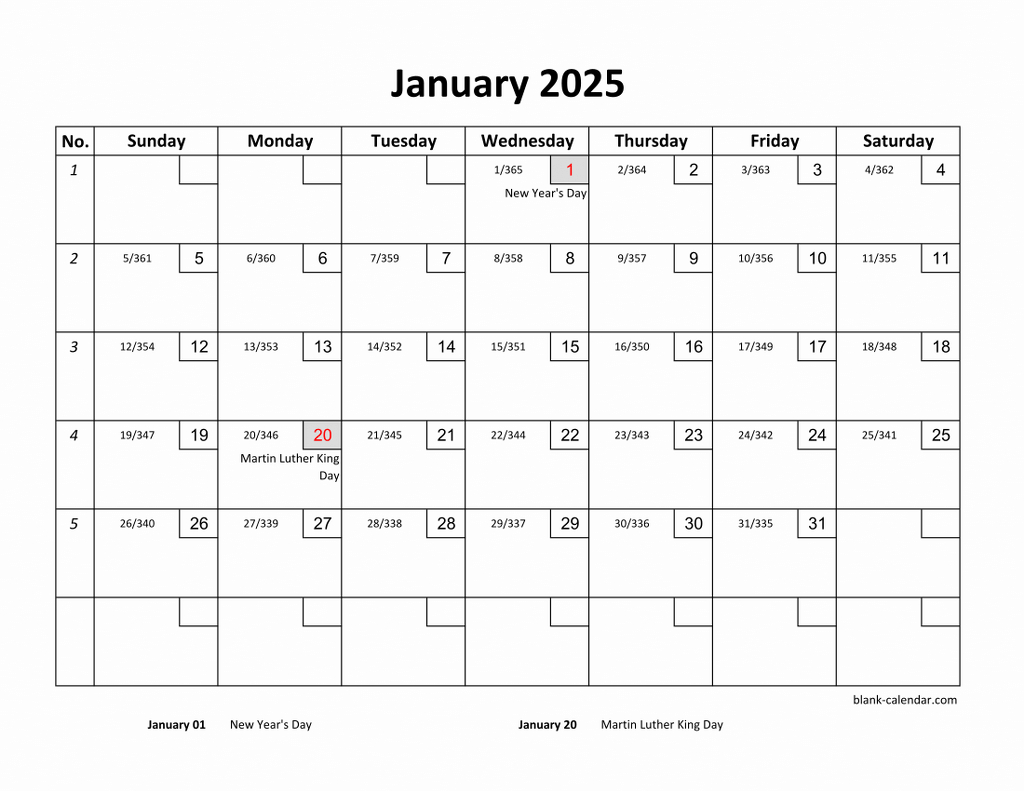 Free Download Printable Calendar 2025 With Check Boxes - Printable 2025 Calendar with Boxes