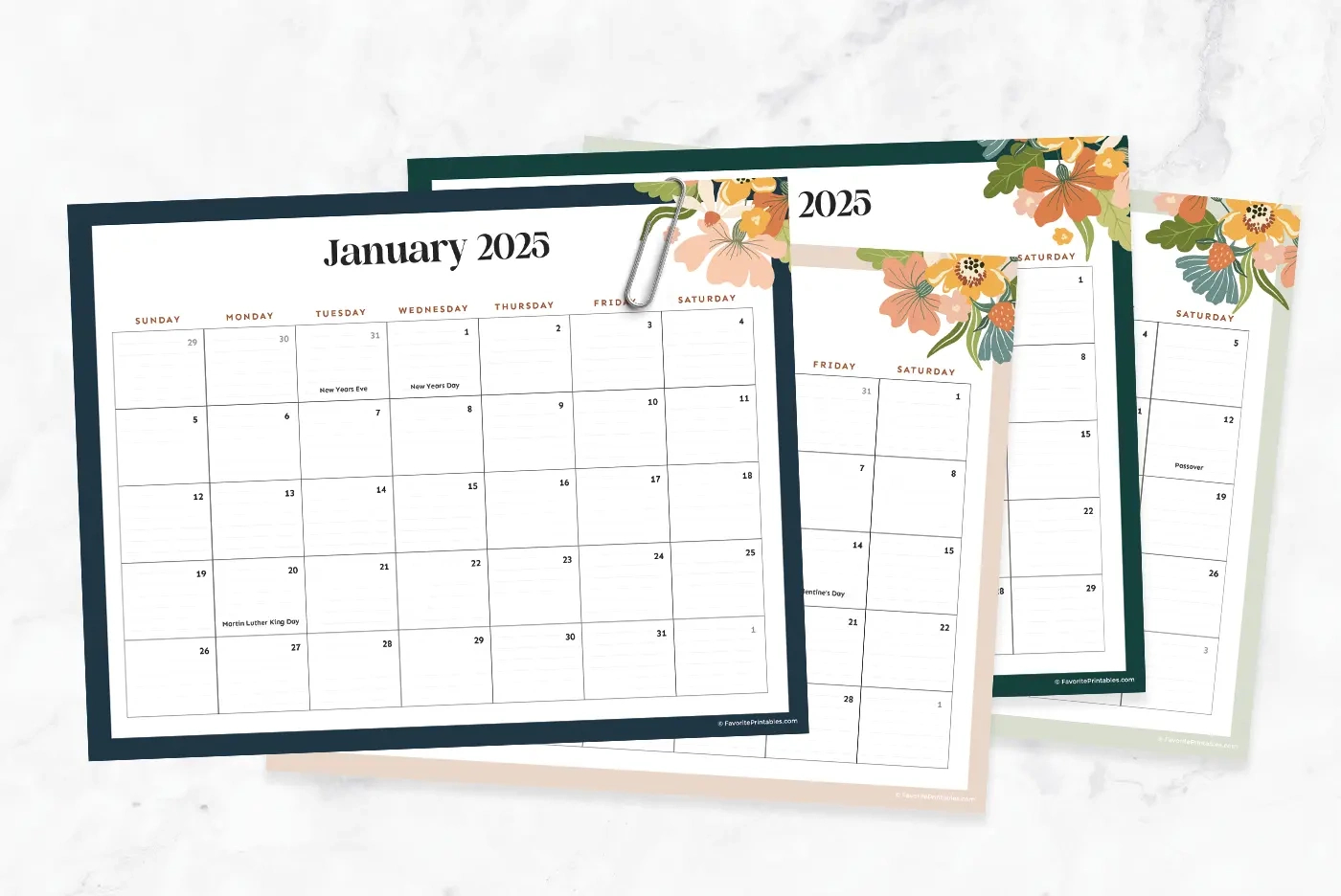 Free Printable 2025 Printable Calendar With Holidays - Favorite - Printable Calendar 2025 With Holidays Monthly