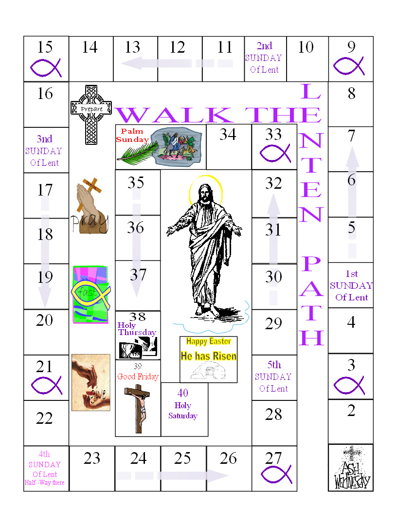 Free Printable Calendars For Lent And Easter - Lent 2025 Calendar Printable