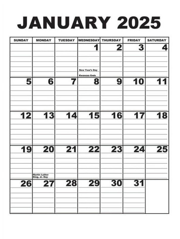 Appointment Calendar 2025 Printable