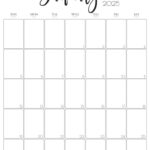 January 2025 Calendar – 20 Cute & Free Printables | Saturdaygift – Free Printable Calendar 2025 Vertical