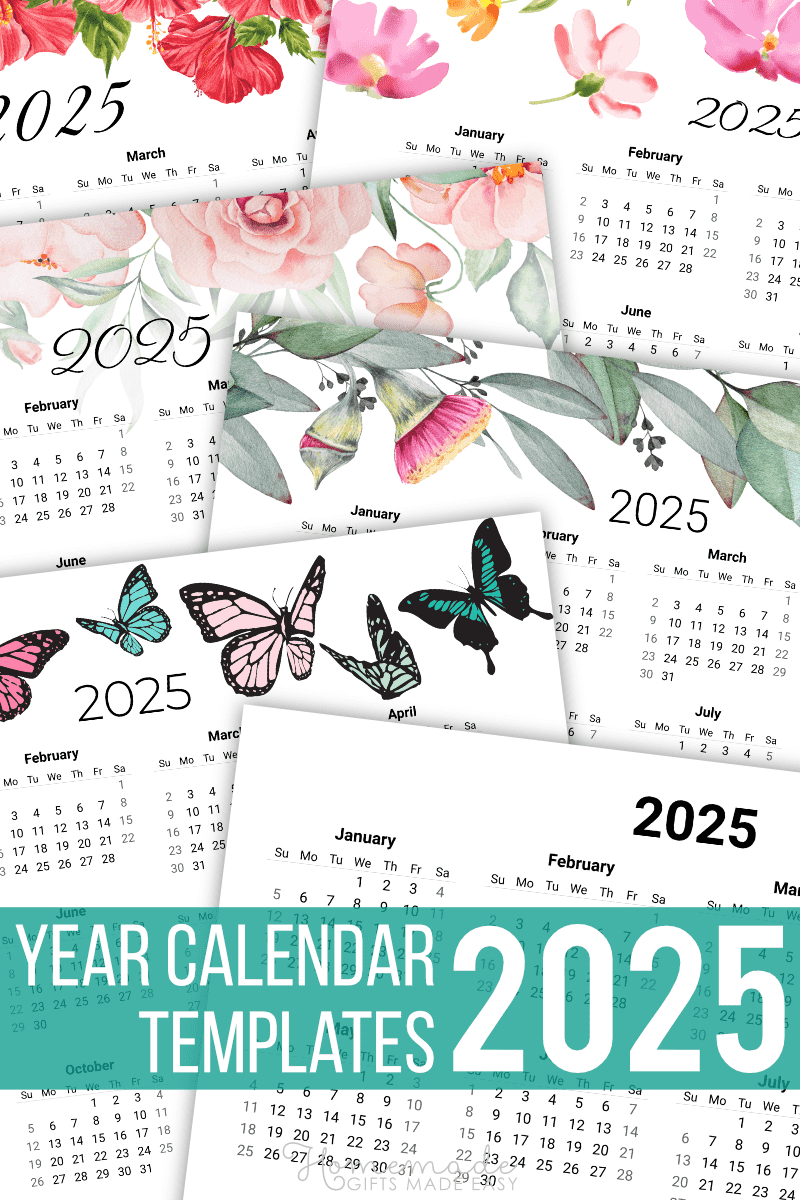 January 2025 Calendar Printable With Holidays - Free Printable Calendar 2025 Homemade