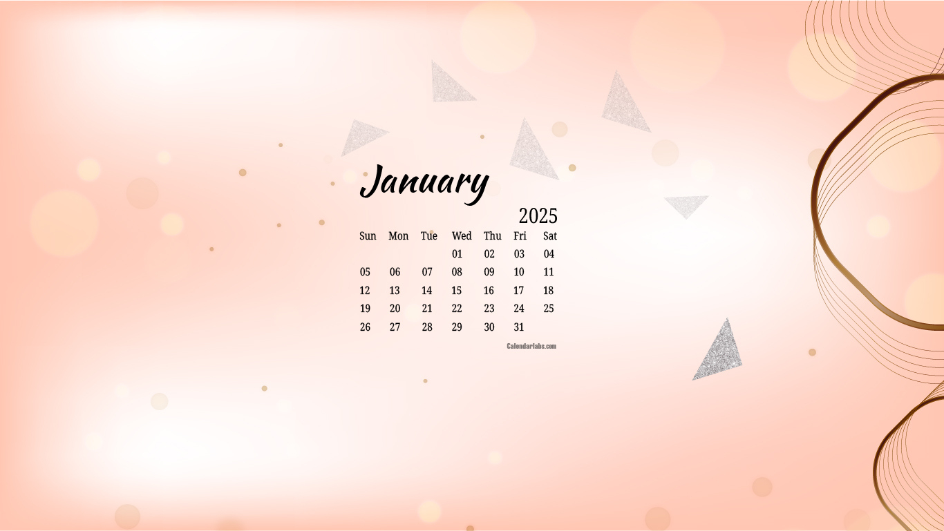 January 2025 Desktop Wallpaper Calendar - Calendarlabs - Free Printable Calendar 2025 Calendarlabs
