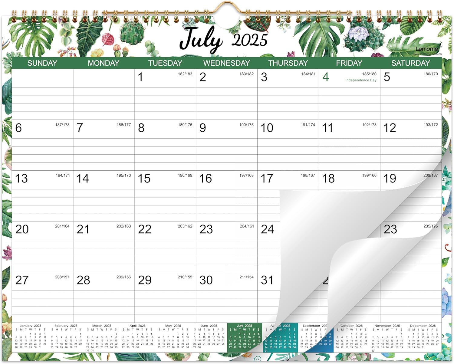 Julian Calendar For (Lemome 2025-2026 Calendar Wall Calendar 2025 - Printable Quadax Julian Calendar 2025