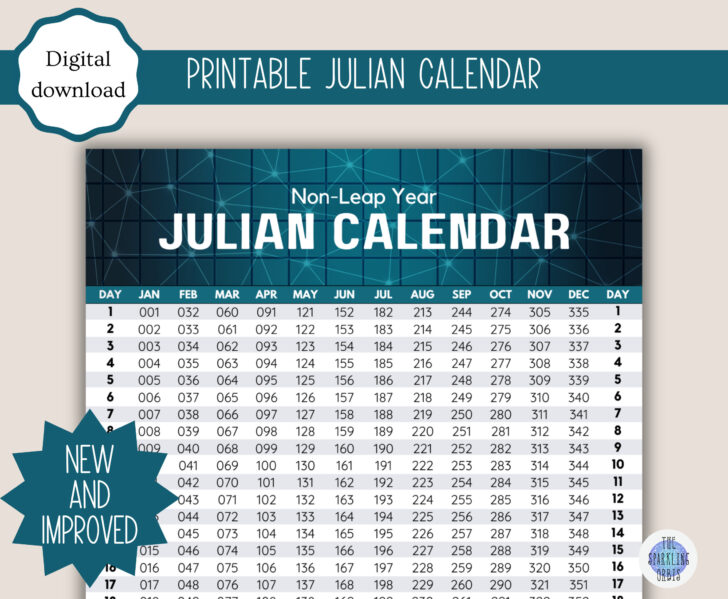 Julian Calendar 2025