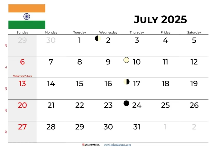 National Days In July 2025 Calendar