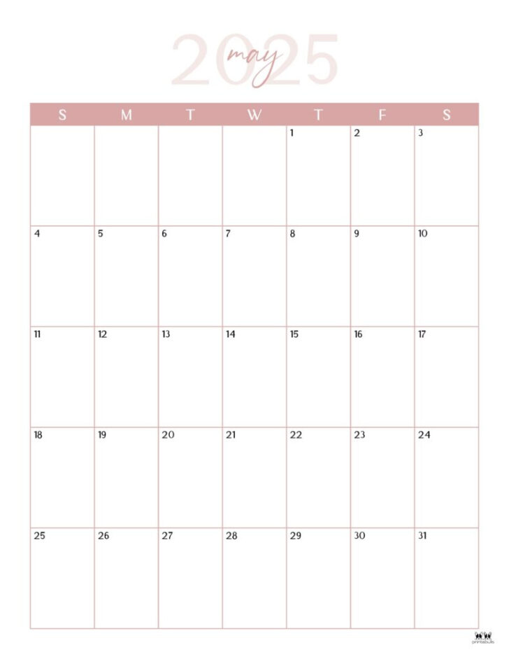 Free Printable Calendar 2025 Large Print