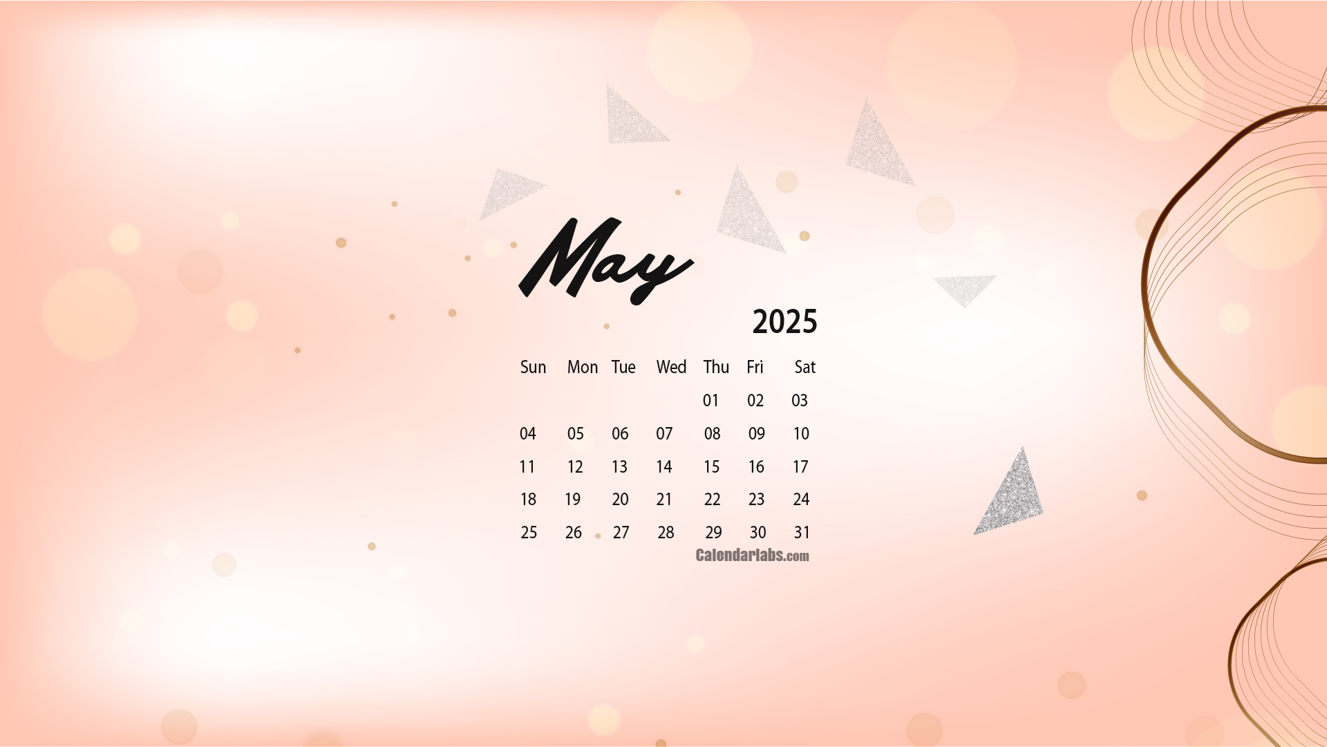 May 2025 Desktop Wallpaper Calendar - Calendarlabs - Calendarlabs Free Printable Calendar 2025