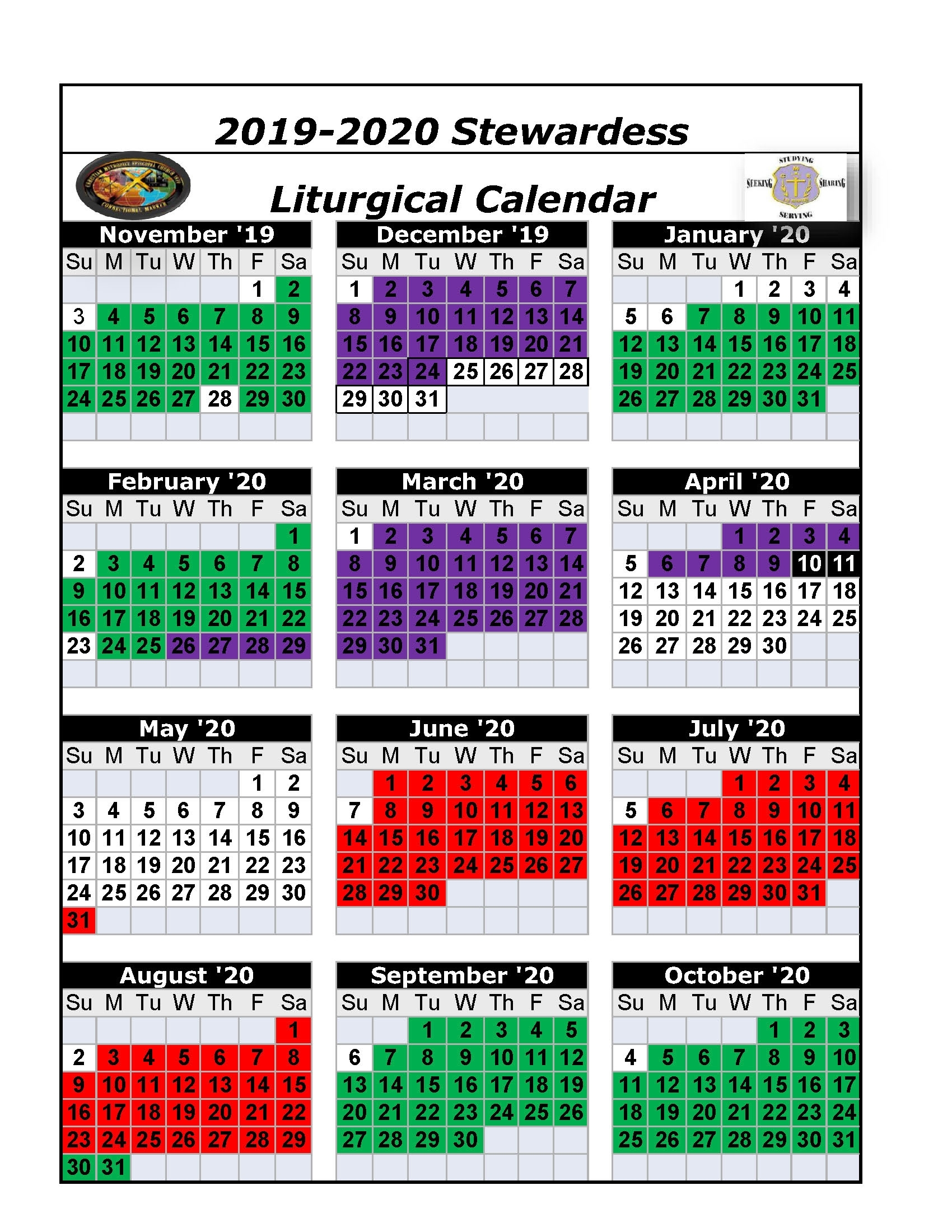 Presbyterian Liturgical Calendar - Printable Alphabet Charts - Ame Liturgical Calendar 2025 Printable